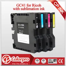 2017 большие скидки сейчас! gc41 сублимационные чернила картридж для Ricoh GC41 для Ricoh Aficio SG 3110DN SG7100DN