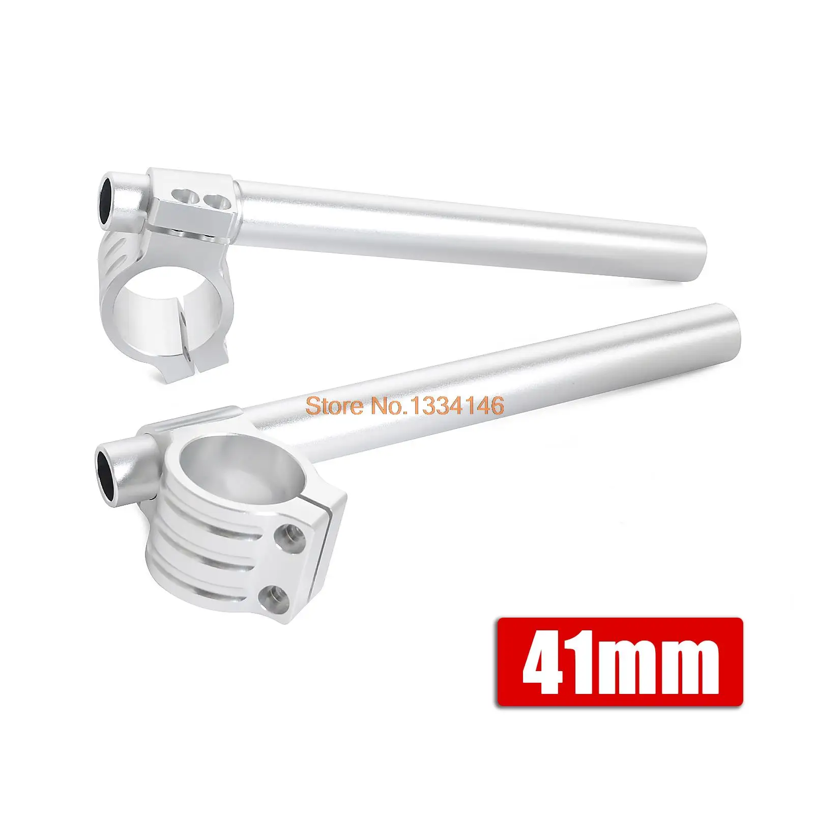 

Motorcycle Billet CNC 41mm Clip On Handlebars 1" Bar For Harley Dyna Super Glide Police FXDP 01-04 Dyna Super Glide FXD 01-05