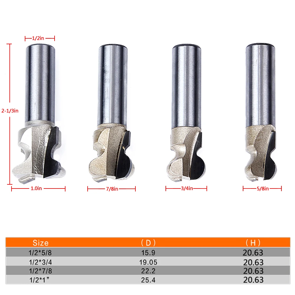 

Hakkin Engraving Bit Milling Cutter Hand Tool YG8 Alloy TiCN Woodworking Router Bit Solid MDF Wood Tool