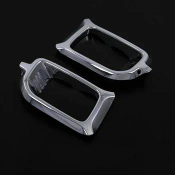 

For KIA Sportage R 2018 2PCS ABS Chrome Car Front & Rear Fog Lamps Cover Trim Fog Lamp Light Shade Trim Car Styling