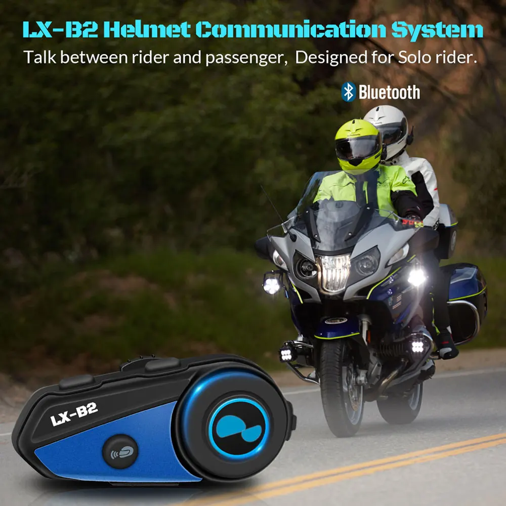 Lexin новые B2 moto rcycle intercomunicador BT Беспроводной домофон Bluetooth шлем гарнитуры для