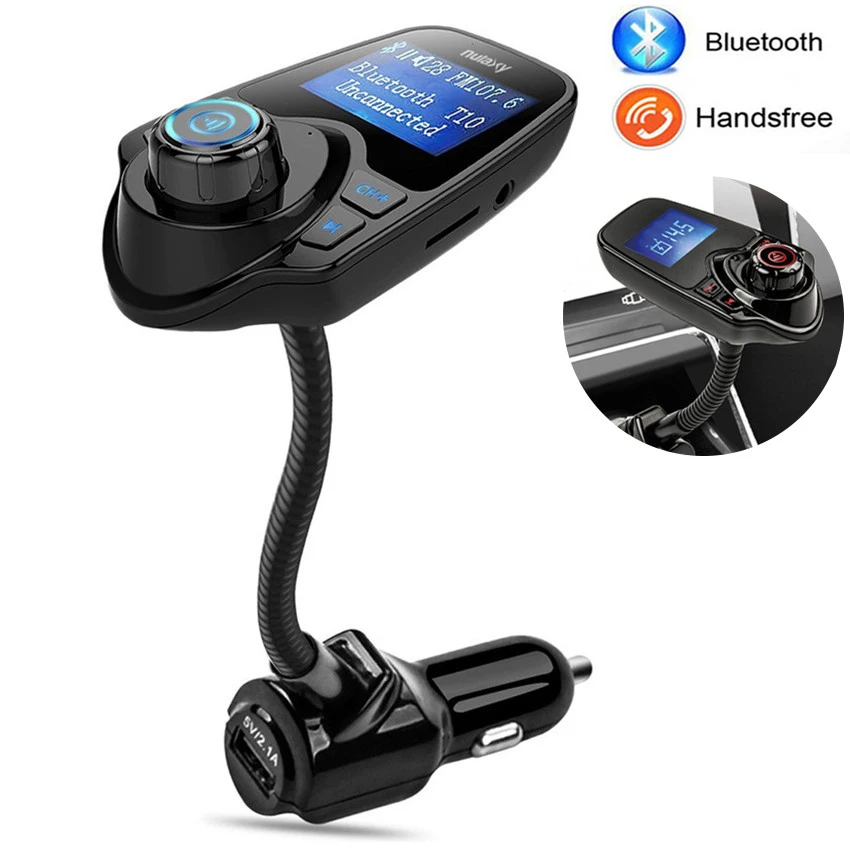 Bluetooth Car Kit Handsfree Wireless Bluetooth Music FM Transmitter USB Charger Adapter Kit For Fiat Audi Ford Bmw VW Honda Jeep