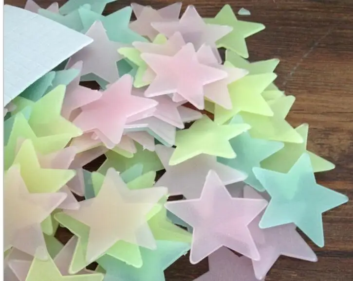 gorgeous 525pcs 5 packsluminous fluorescent plastic 3d stars glow dark wall stickers bedroom decoration diy design fashion gift - Fashion Designer Bedroom Theme gorgeous 525pcs 5 packsluminous fluorescent plastic 3d stars glow dark wall stickers bedroom decoration diy design fashion gift - Fashion Designer Bedroom Theme
