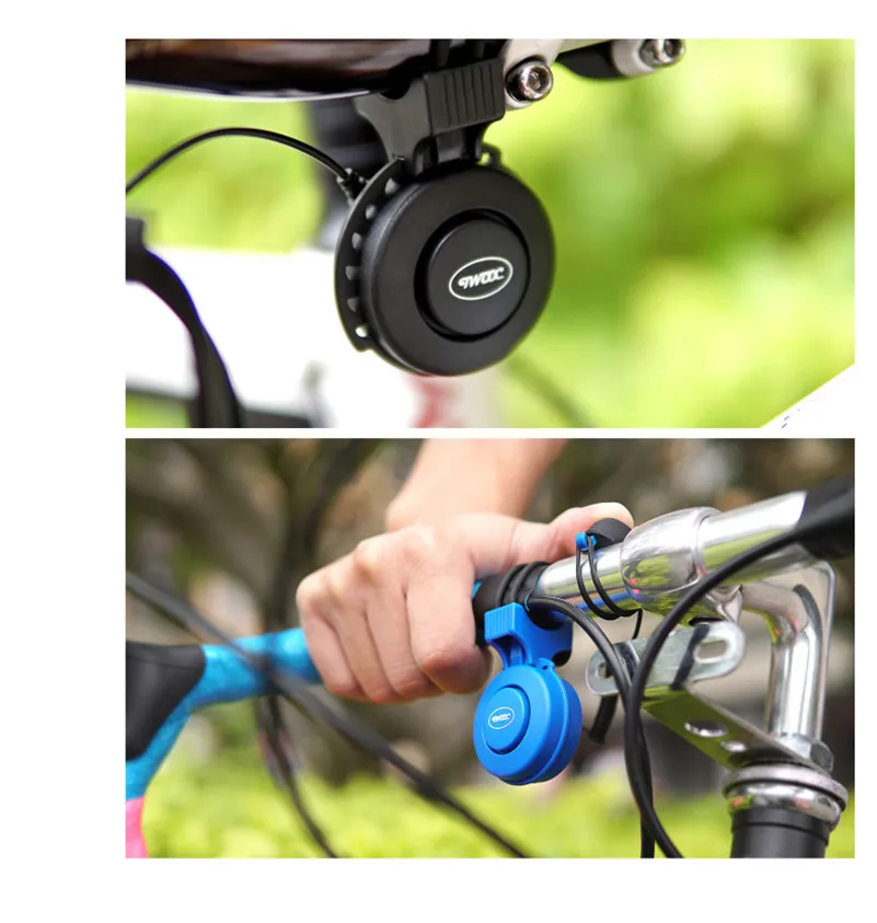 TWOOC электровелосипед с usb-разъемом Ladung Bike Radfahren 120db Lenker Ring Glocke 3 Mouse Sounds Sicherheit Wasserdichte Bike