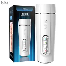 Leten Automatic intelligent Male Masturbator Real Pussy Artificial Vagina Electric USB Magnetic Charging,Adult Sex Toys For Man