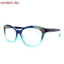 Модные очки для чтения «кошачий глаз», женские очки для дальнозоркости, очки с пружинным шарниром, очки для чтения+ от 1,0 до 3,5 диоптрий