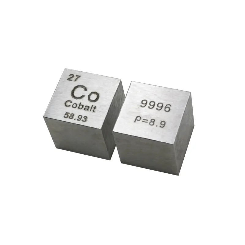 

Cobalt Metal Cube 10X10X10MM Density Cube 99.96% Pure Collection or Experiments