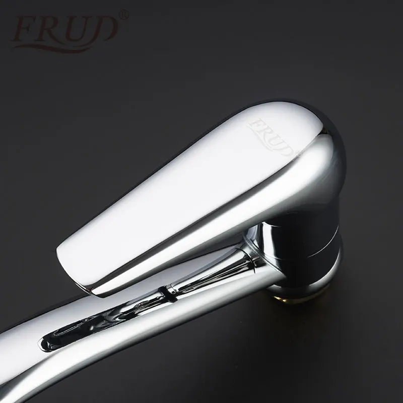 FRUD kitchen Faucet Deck Mount Waterfall Bathroom Faucet Vanity Vessel Sinks Mixer Tap Cold And Hot Water Tap FRUD kitchen Faucet Deck Mount Waterfall Bathroom Faucet Vanity Vessel Sinks Mixer Tap Cold And Hot Water Tap