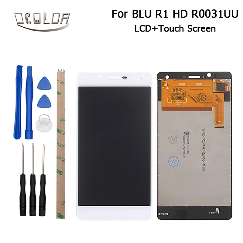 Ocolor For BLU R1 HD R0031UU R0011UU LCD Display and Touch Screen High Quality Screen Digitizer