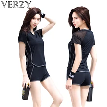 Тренажерный зал женщина Фитнес комплекты дамы тренировки одежда Сексуальная йога Комплект из 3-х предметов сплошной черный комбинезон Летняя Спортивная тренировка Костюмы