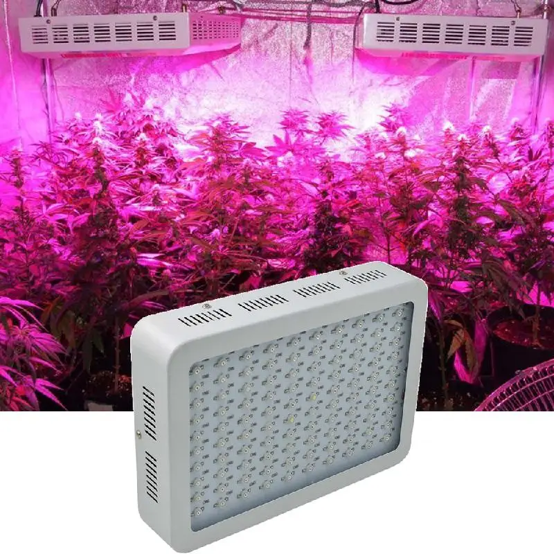 UK Plug CroLED LED Grow Light Panel 1000W 10W LED Full Spectrum for Indoor Flower Plants Greehouse Hydroponic Lighting
