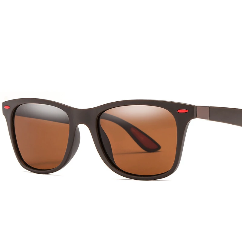 Новые Мужские поляризационные солнцезащитные очки международный бренд дизайн классические женские квадратные очки для вождения UV400 очки