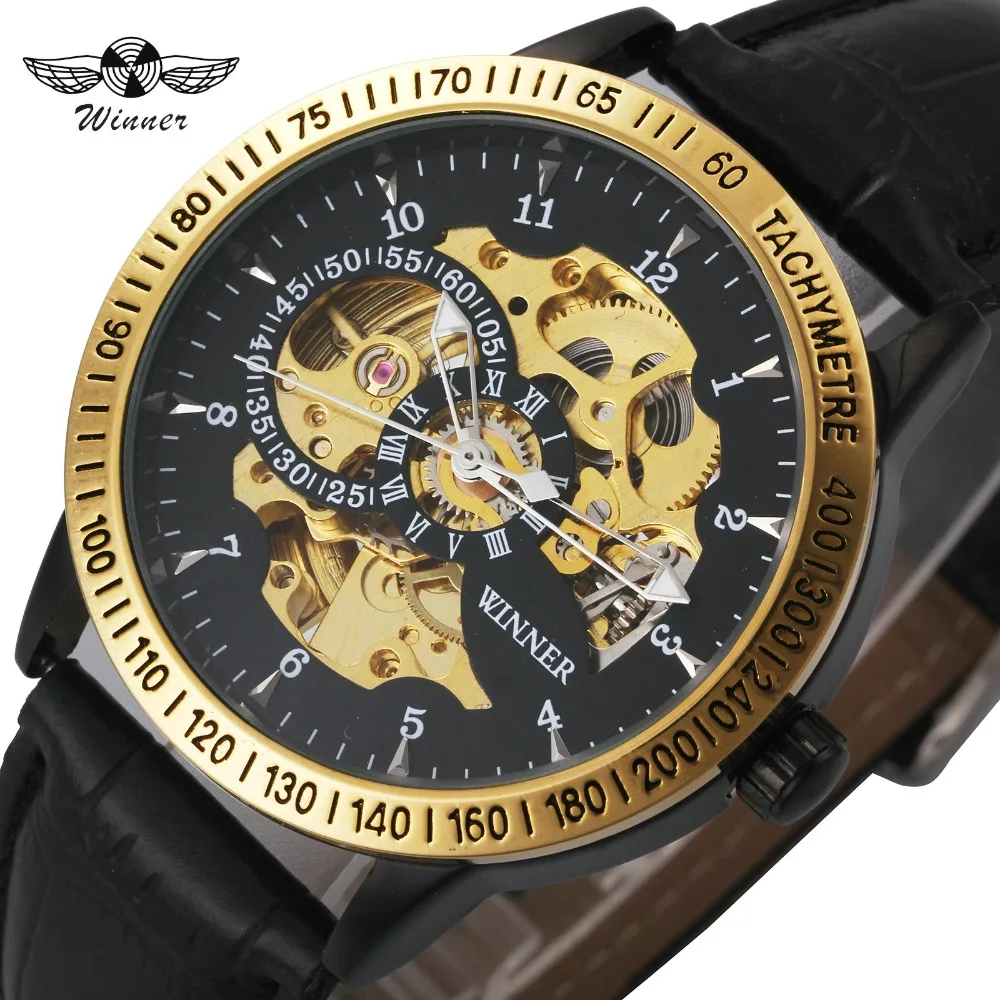 

WINNER Top Brand Luxury Sport Watch Men Automatic Mechanical Watches Casual Dress Wristwatch Mens Skeleton Relogio Masculino Man