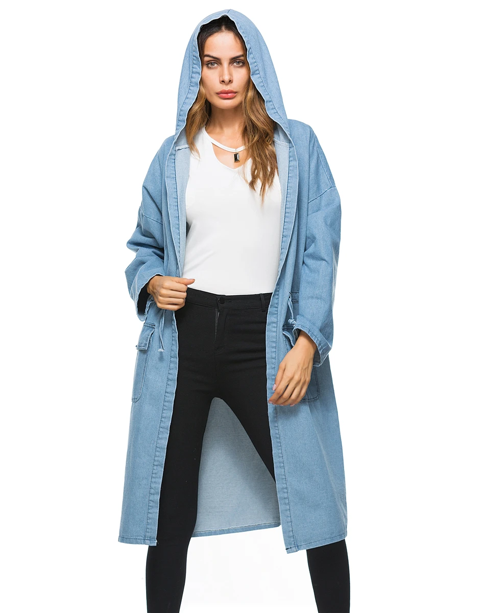 Женская ветровка оверсайз длинная весенне осенняя 2019|denim jackets ladies|bomber coatdenim jacket |