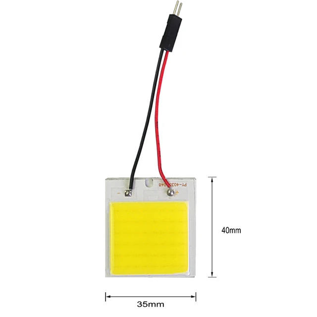 1 pcs t10 cob