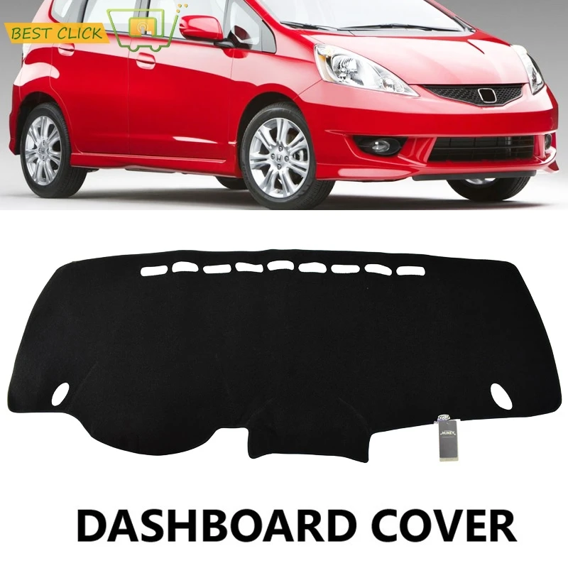 

Xukey Dashboard Cover Dash Mat Dashmat For Honda Fit Jazz 2009 - 2013 Dash Board Cover Pad Sun Shade Carpet 2010 2011 2012