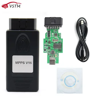 

Newest MPPS V16.1.02 1V13.02 V13 K CAN Flasher Chip Tuning ECU Programmer Remap OBD2 MPPS V13.02 Professional Diagnostic Cable