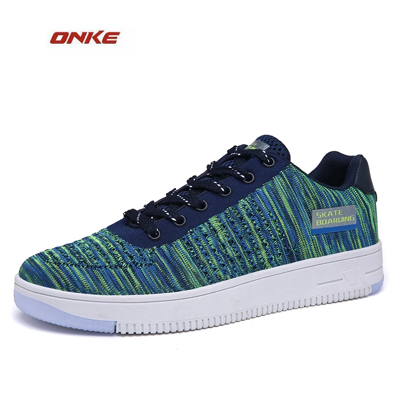 

ONKE 2017 Man Popular Outdoor Running Sports Shoes Flat Bottom Non Skid Athletic Breathable Summer Spring Sneaker Top Quality
