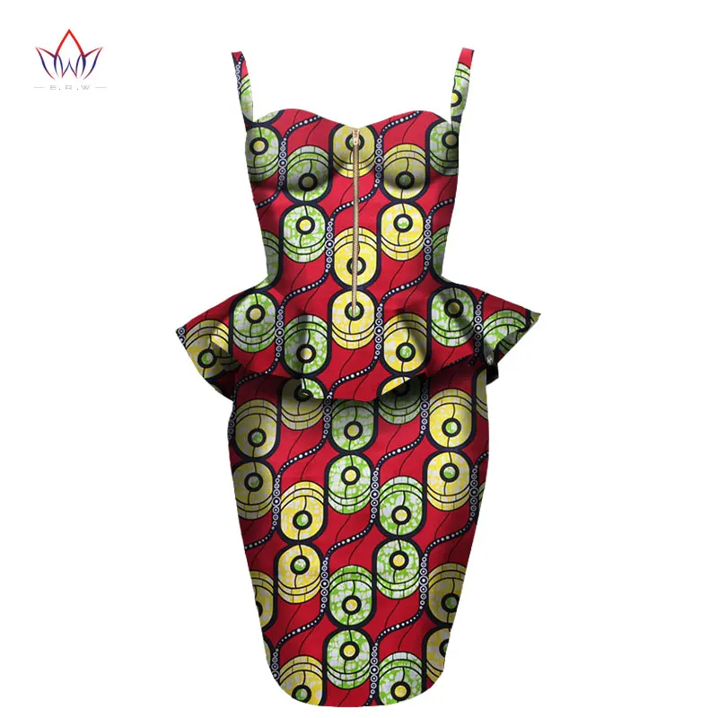 Африканский платье плюс размер 2 шт. африканского Дашики Печать рубашка юбка набор Базен рче Femme Африка одежда 5xl натуральный WY1390