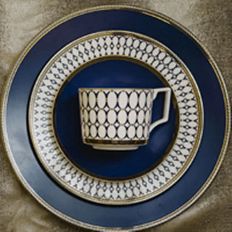 Западная высокая изящная искусственная тарелка Deseert Plate кофе чая посуда