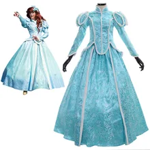 Mermaid Princess Dress The Little Mermaid Dress Wedding Party Dress Ball Gown Halloween Carnival Cosplay Costume For Women