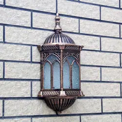 Антикварные ворота виллы настенный светильник водонепроницаемый открытый сад балкон наружный внутренний свет стеновой в коридоре ZA418630