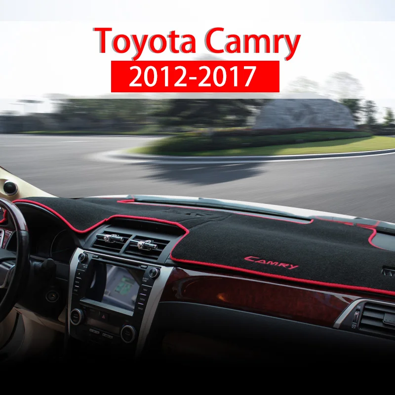 

1PCS Car Dashboard Center Console Cover Dash Mat Protector Sunshield For Toyota Camry 2012 2013 2014 2015 2016 2017 Accessories