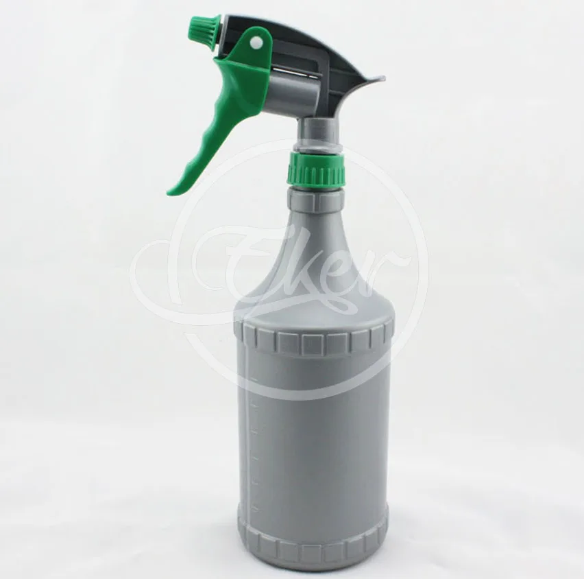 Free Shipping 900ML Gray Hand Pump Trigger Spray Bottle For Car Wash Car Wrapping Car Clean