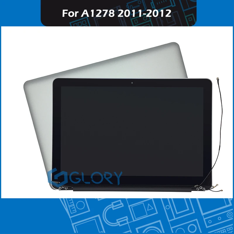 New A1278 LCD Screen Complete assembly for font b Macbook b font Pro 13 A1278 Display