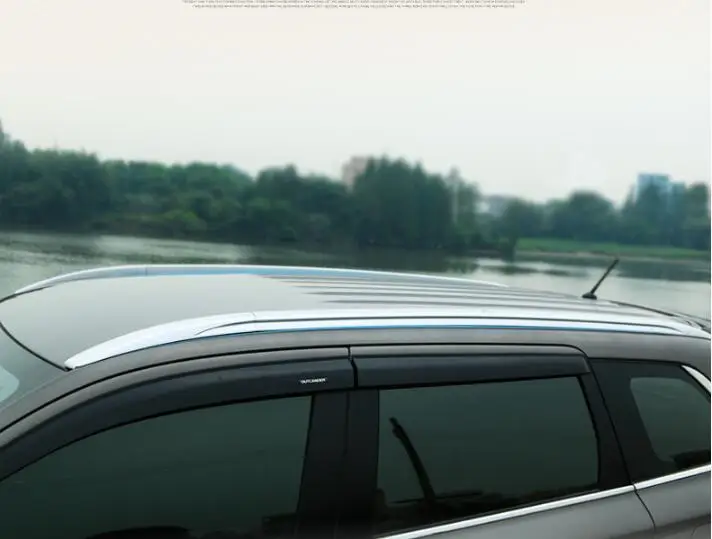 Автомобильный Алюминиевый багажник на крышу рейка для багажа Mitsubishi Outlander 2013 2014 2015