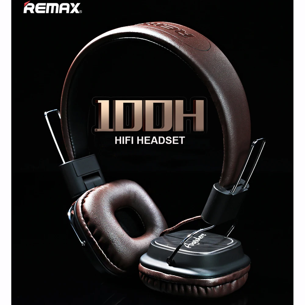 

Remax High Compatibility HiFi sound Headphone Stereo Earphone with HD Mic Headset Headband Type Smart Noise Reduction Music mp3