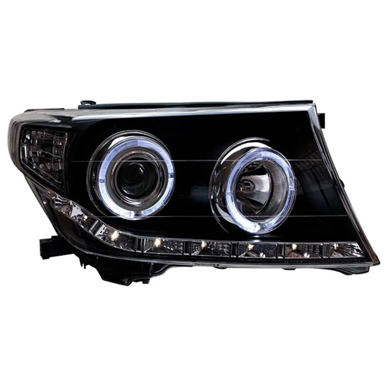 Светодиодный головной фонарь Angel Eye для Toyota Land Cruiser LC200 FJ200 фары 2008- фары дальнего света парковочные противотуманные фары