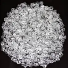 Прозрачных кнопок пластиковые аксессуары подходят КРОК сандалии Подвески легкие школьные DIY украшения