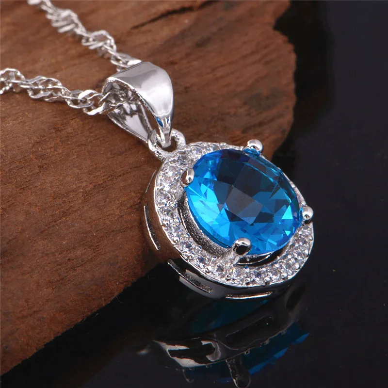 Кулон женский из серебра 15% пробы с цирконием круглой формы N409|jewelry necklace|diamond