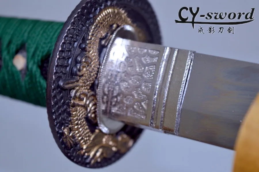 9260 Весенняя ручная кованая закаленная стальная полная тяга лезвие японская