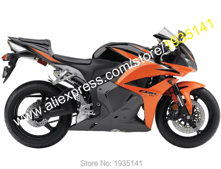 Для Honda CBR600RR F5 2009 2010 2011 2012 CBR600 RR 09/10/11/12 оранжевые черные мотоциклетные Обтекатели