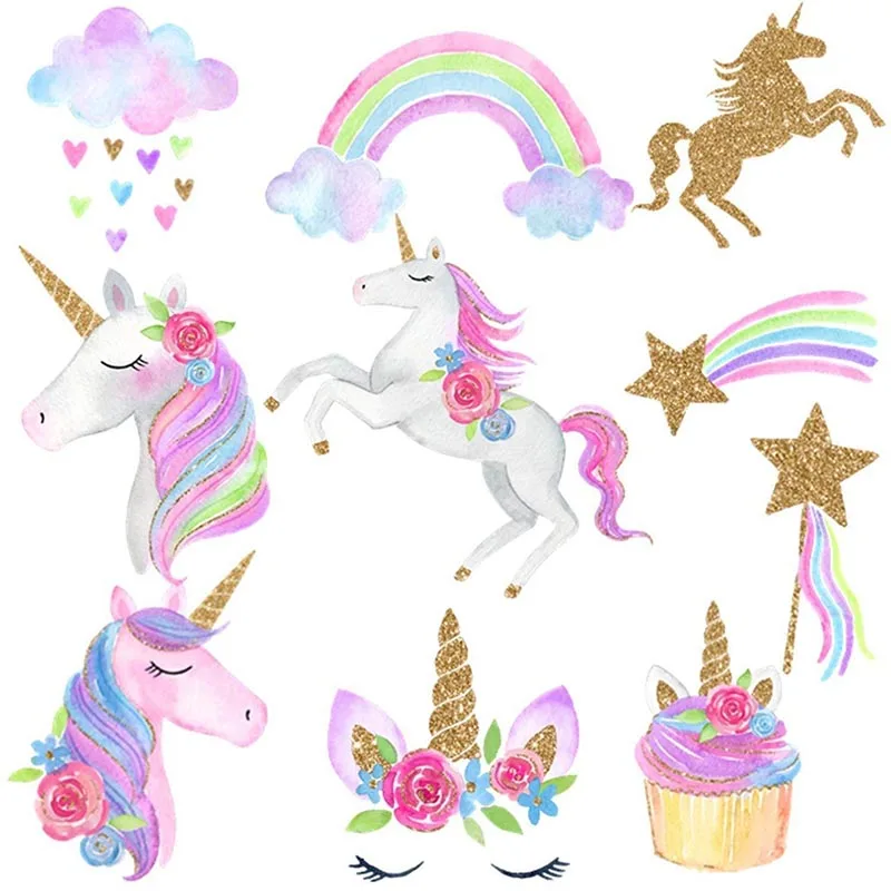 Unicorn Party Hanging Spiral Swirl Decorations Unicornio Ornaments Kids Girls Baby Shower 1st Birthday Party Supplies