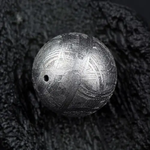 

Genuine Natural Gibeon Iron Meteorite Moldavite 6mm Loose Round Beads Rose Silver One Bead Jewelry AAAAA Drop Shipping