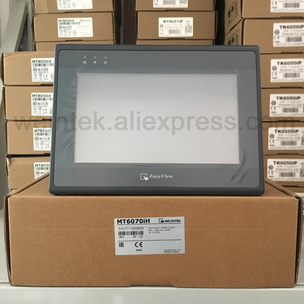 MT6070iH Weintek (EasyView) HMI 7 นิ้ว Touch Panel Dual Com (ใหม่และ ...