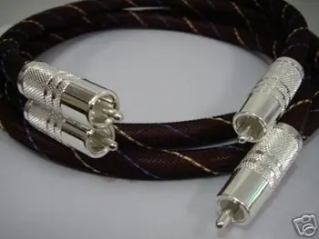 

Silver TUBE AMPLIFIER Interconnects CD Hi-Fi RCA CABLE