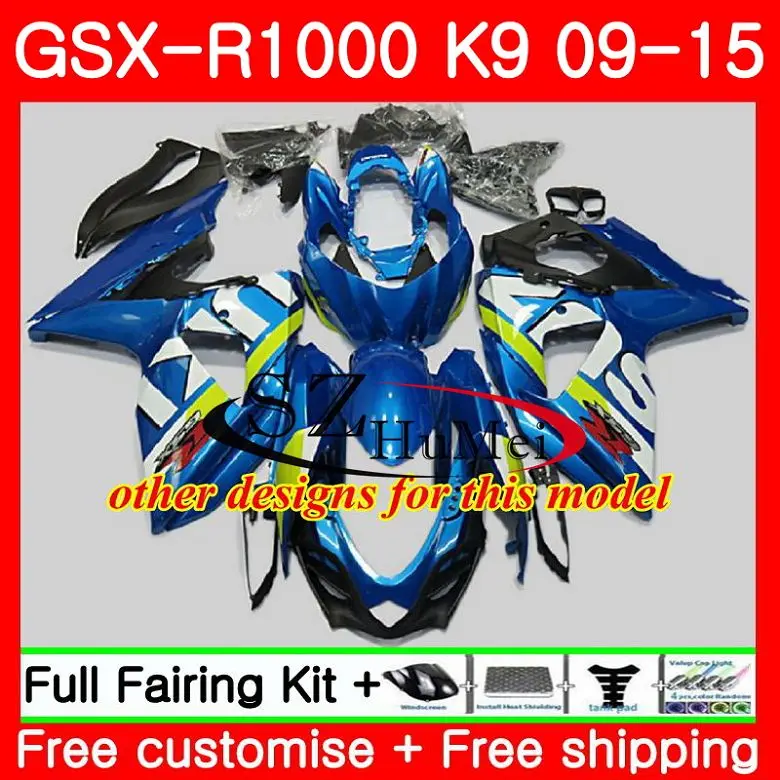 Обтекатель для SUZUKI GSX-R1000 K9 GSX R1000 желтый черный 39SH1 GSXR1000 09 10 11 12 13 15 GSXR 1000 2009 2010 2011 2012