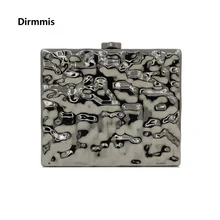 Новые брендовые модные женские сумки-мессенджеры, элегантные роскошные театральные сумочки из серебристого сплава, крутые вечерние клатчи для выпускного вечера, Женская Твердая Сумка