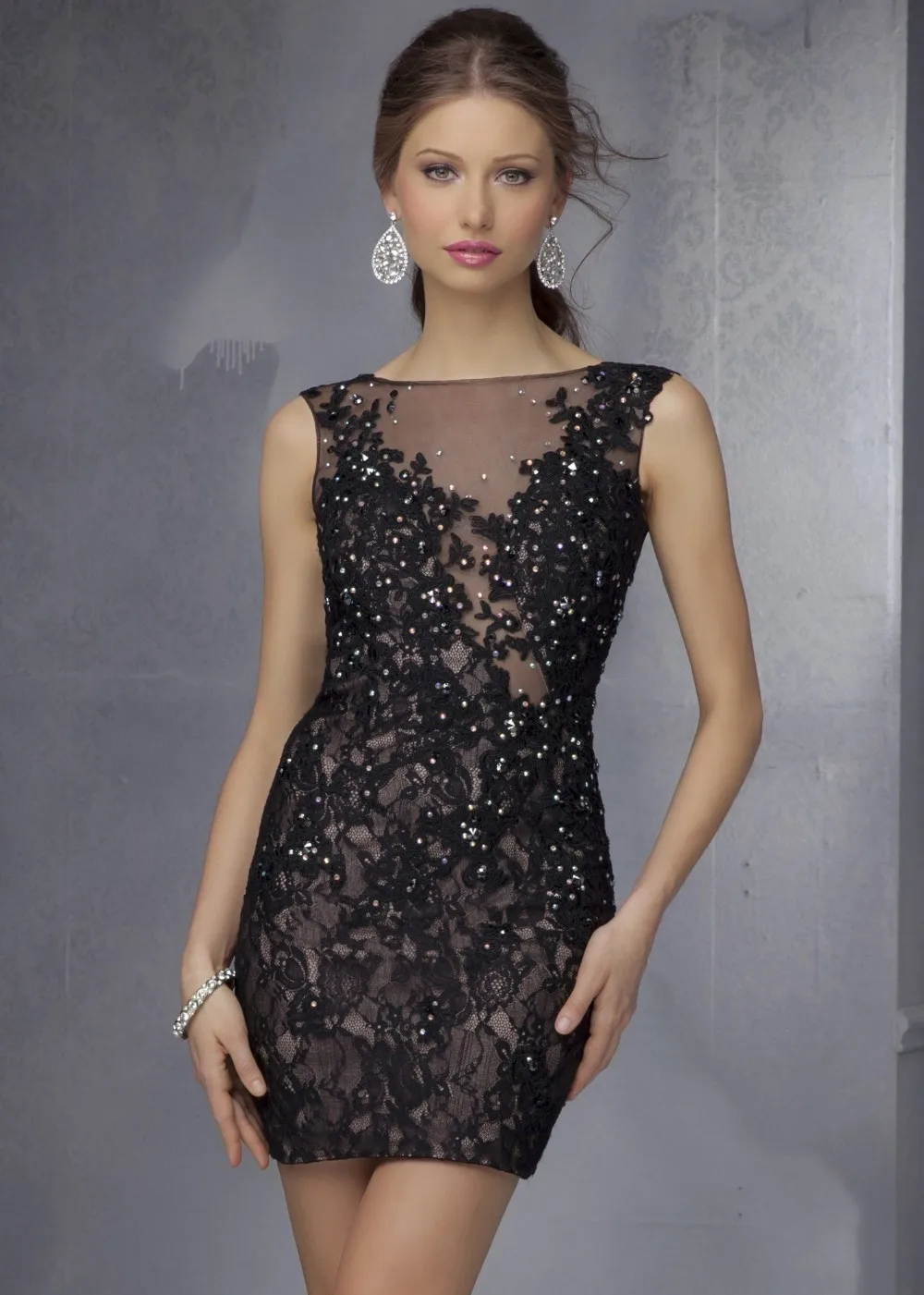 Popular Black Semi Formal Dresses-Buy Cheap Black Semi Formal ...