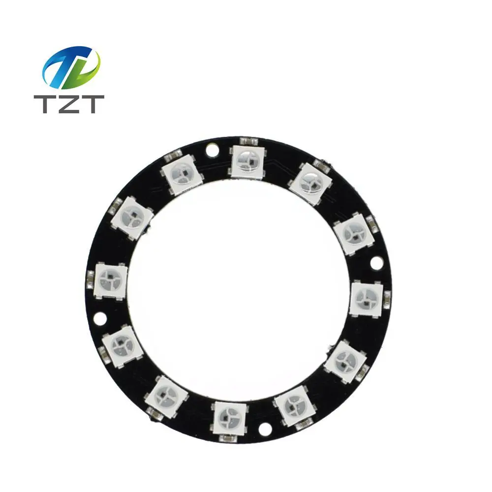 

TZT teng Shipping! RGB LED Ring 12 Bits WS2812 5050 RGB LED With Integrated Driver Module