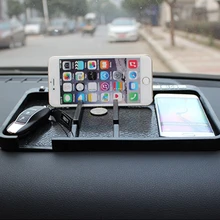 Автомобиль украшения-коврик ПВХ с номер мобильного телефона Авто против скольжения коврик украшения приборной панели для духов ключ 28.5x18.5x1.5 см