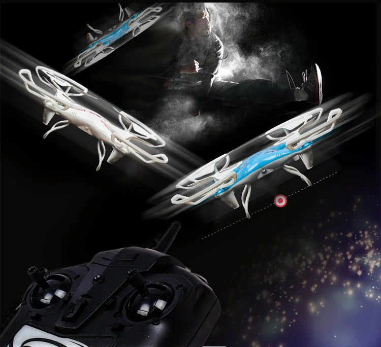 

2.4G 4CH 6-Axis Gyro RC Quadcopter with HD Camera RTF+4GB TF card Headless Altitude Hold RC Quadcopter Drone