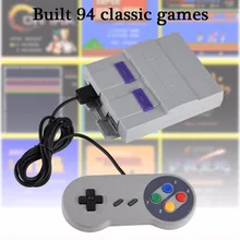 Супер мини 16 бит Встроенная 94 игровая консоль с геймпадом для SFCfor SNES nintendo игровые консоли