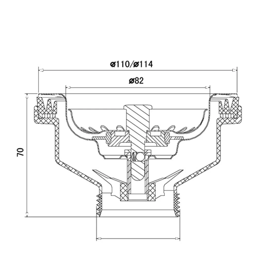 aco inoxidavel 110 114mm conjunto de drenagem 03