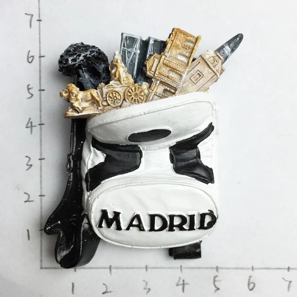 

Spain Madrid Tourism Scenery Fridge Magnets Fridge Magnet Souvenir Home Decor Accessories