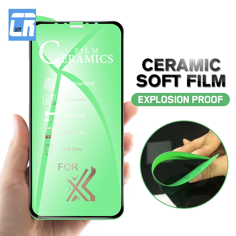 Explosion Proof Soft Ceramic Film for iPhone 7 8 6 6S Plus Anti fingerprint Matte Film for iPhone X XS MAX XR Screen Protector